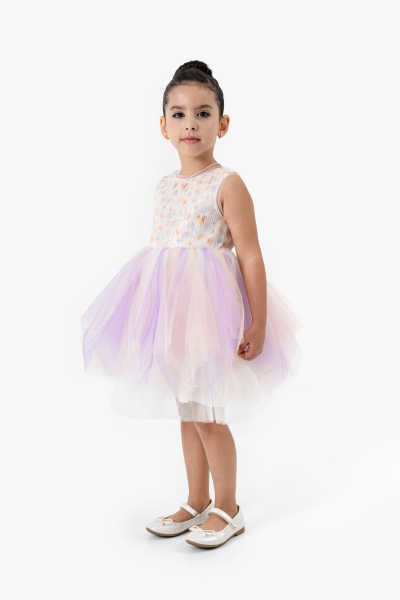 "ALYA" KIZ ELBİSE 2-3-4-5 YAŞ