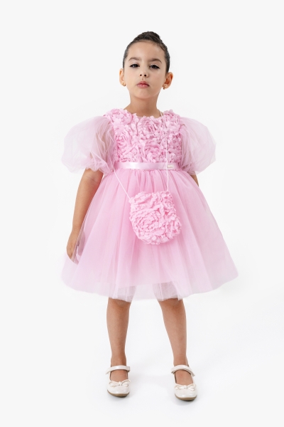 "BELLE" KIZ ELBİSE 2-3-4-5 YAŞ