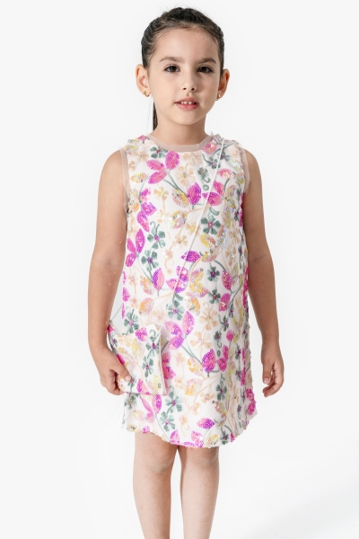 "LUCE" KIZ ELBİSE 2-3-4-5 YAŞ